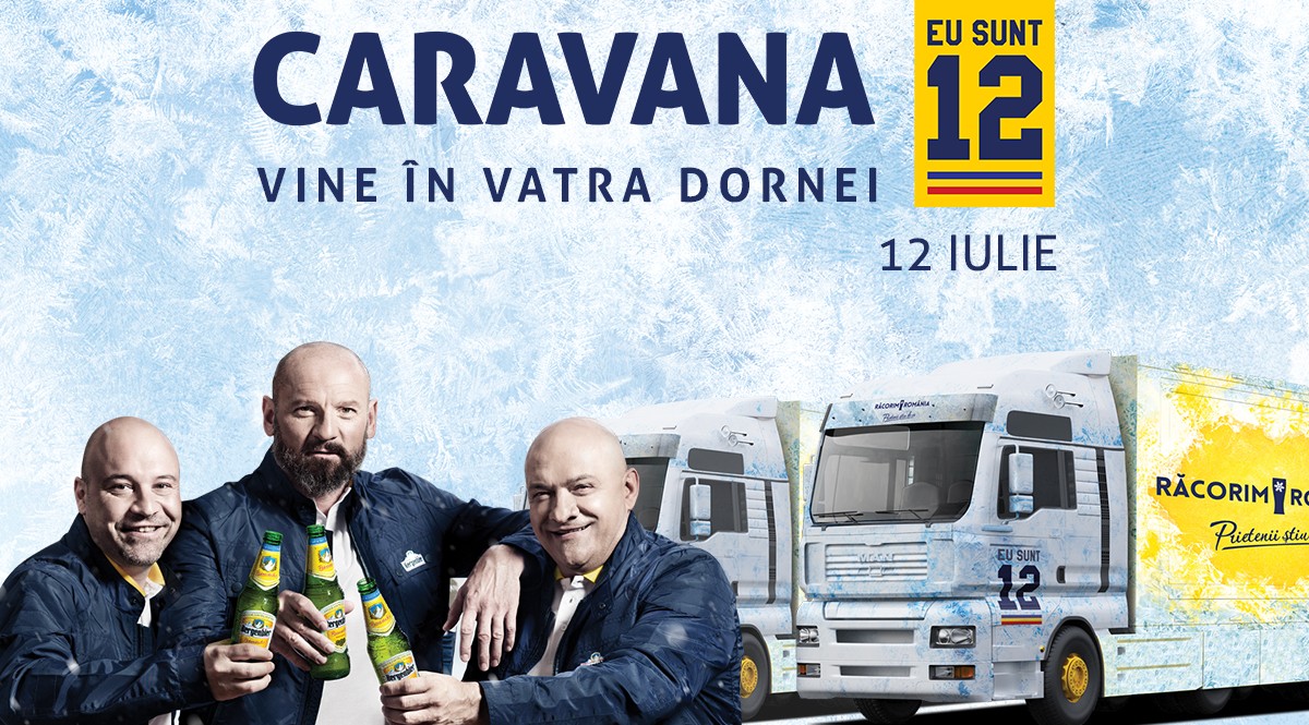 Carava Eu sunt 12 ajunge la Vatra Dornei Bergenbier