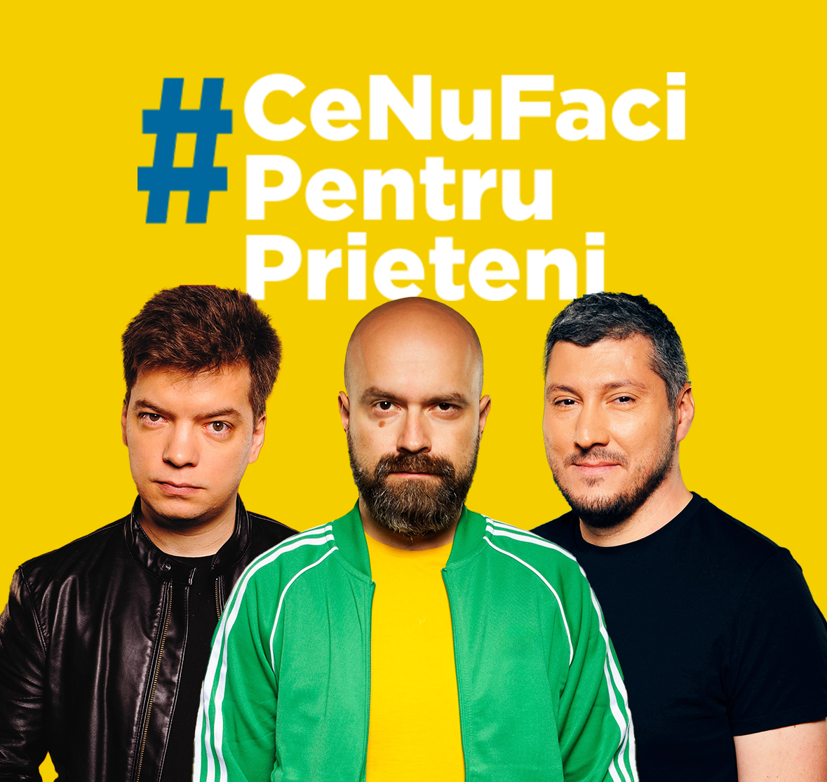 Poza cu comedianti